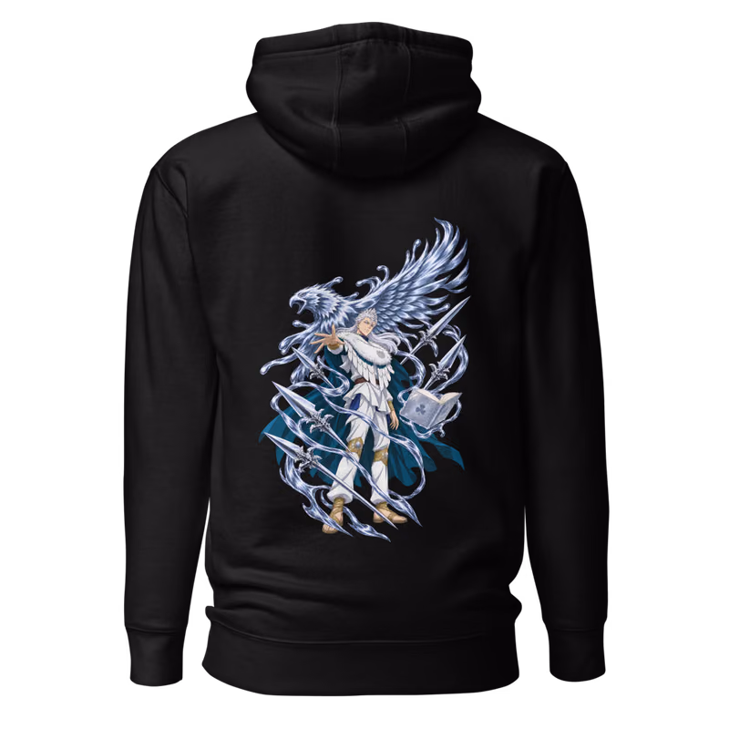 Nozel Silva Mercury Magic Boxed Eyes Hoodie, Black, boxed eyes + back · left chest, back