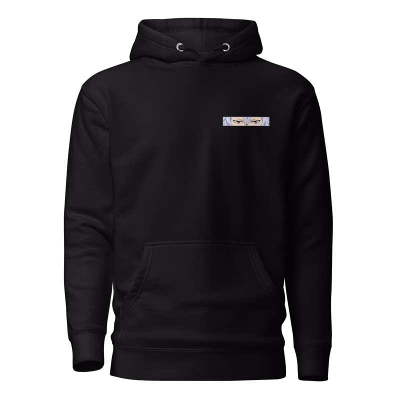 Nozel Silva Mercury Magic Boxed Eyes Hoodie, Black, boxed eyes + back · left chest, front