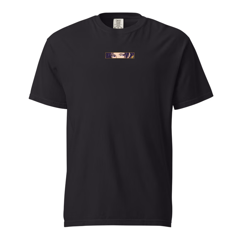 Jinshi Eyes Tee, Black, eyes front, front