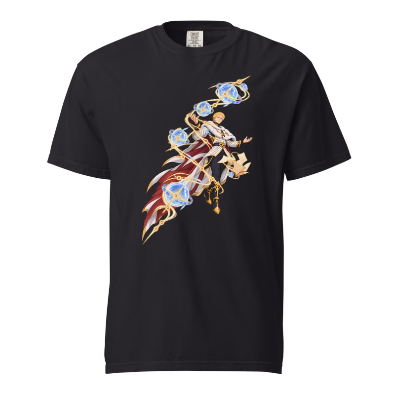 Julius Novachrono Time Magic Boxed Eyes Tee, Black, front print, front