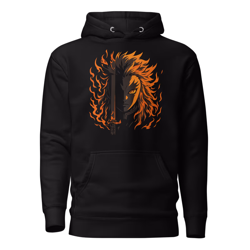 Flame Hashira Rengoku Demon Slayer Hoodie
