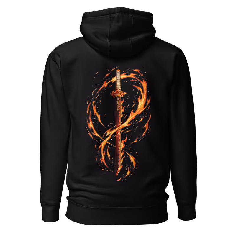Flame Hashira Rengoku Demon Slayer Hoodie