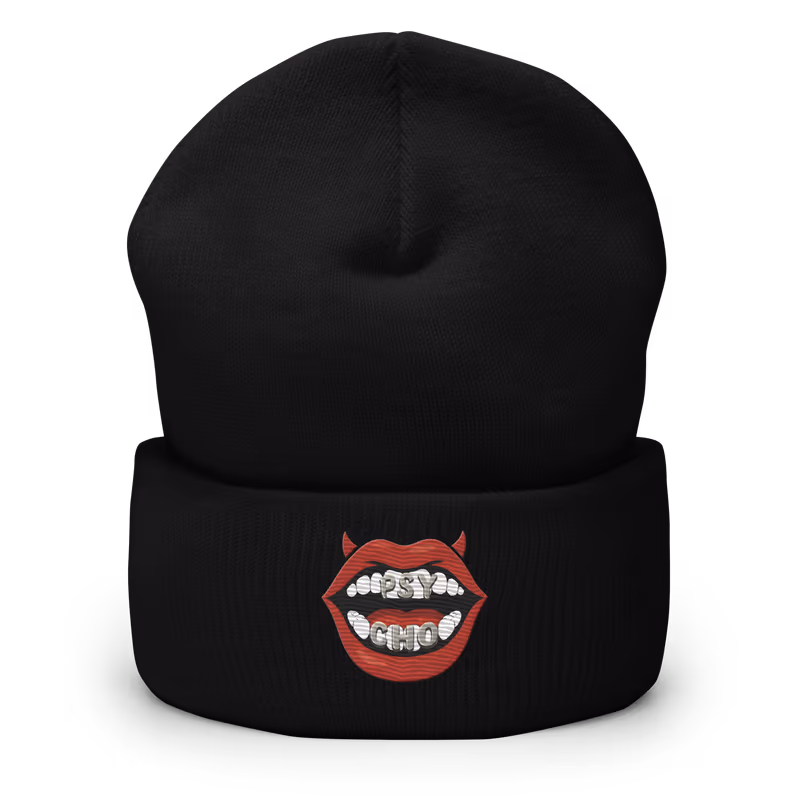 BABYMONSTER Psycho Embroidered Beanie
