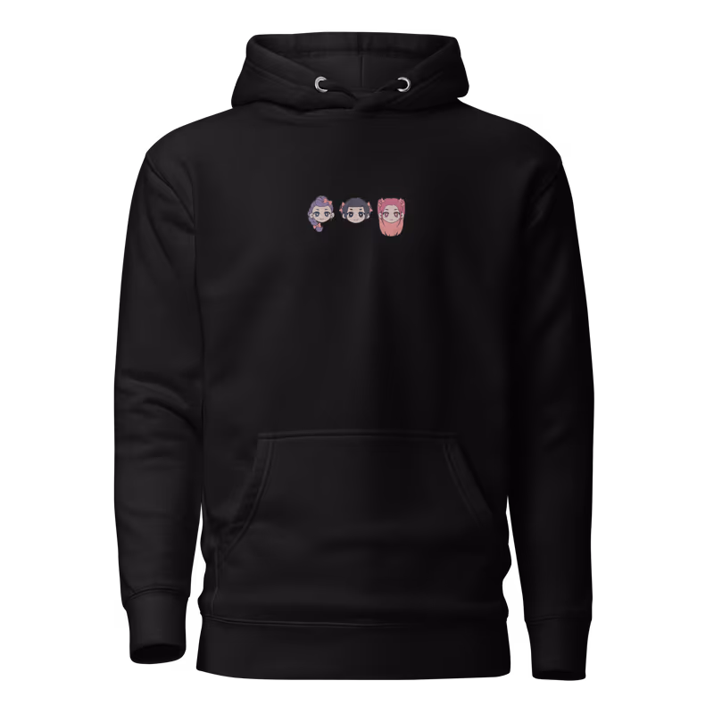 K-Pop: Demon Hunters Chibi Embroidered Hoodie