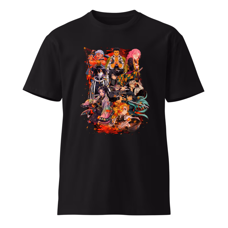 Demon Slayer Hashira Pillars Graphic T-Shirt