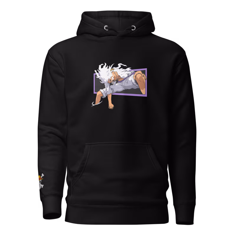 Luffy Gear 5 One Piece Graphic Hoodie