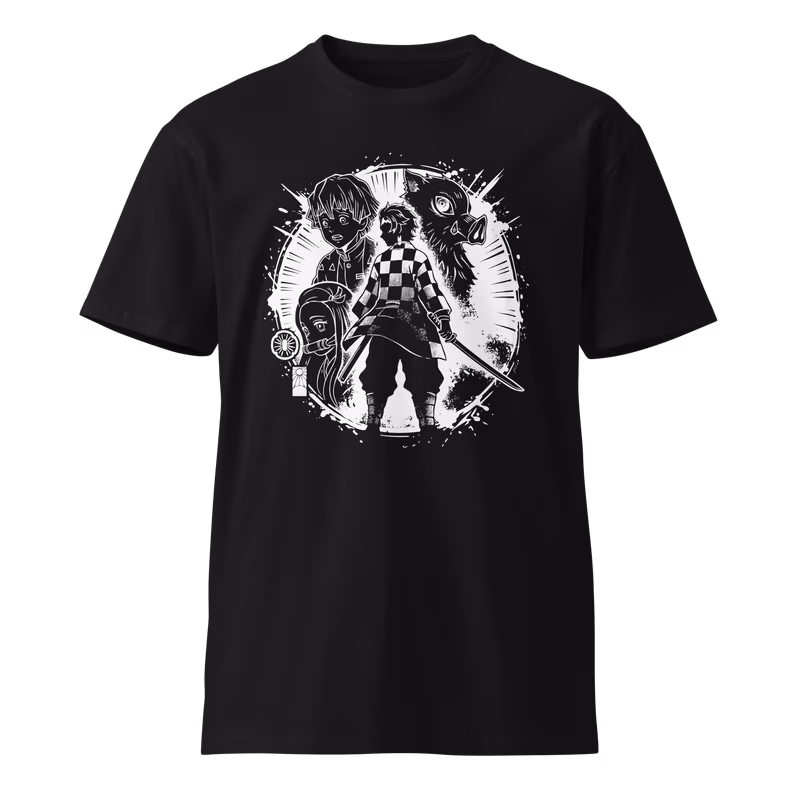Kamaboko Squad Demon Slayer Graphic T-Shirt