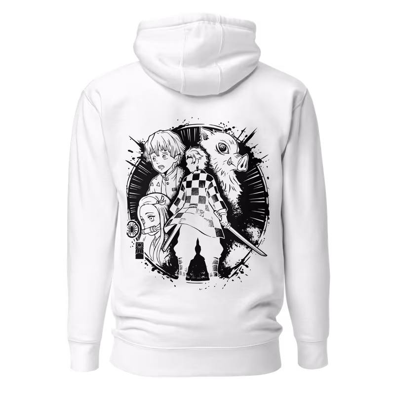 Kamaboko Squad Demon Slayer Graphic Hoodie