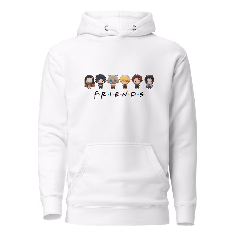 Chibi Friends Demon Slayer Hoodie
