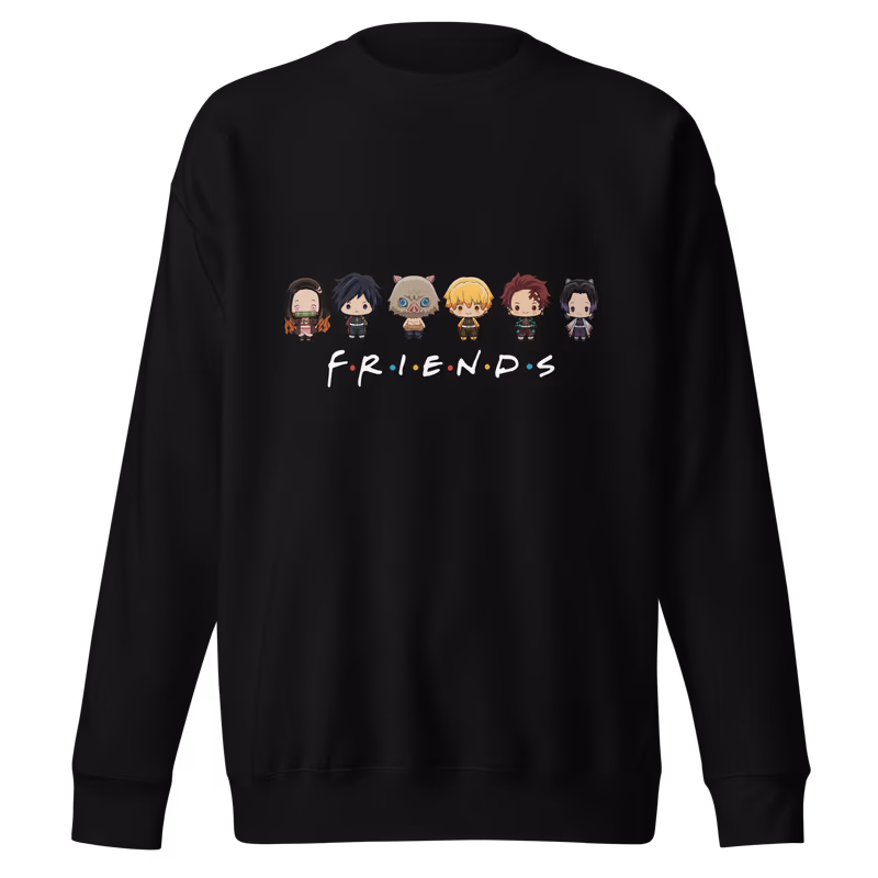 Chibi Friends Demon Slayer Sweatshirt