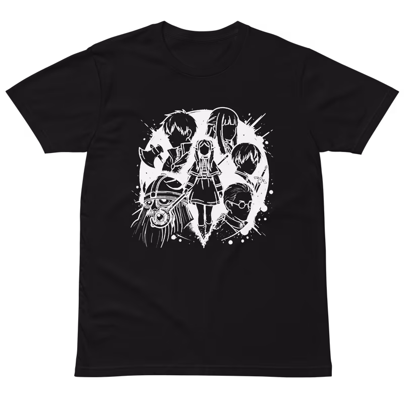 Frieren Silhouette Beyond Journey's End Tee
