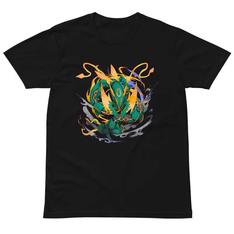 Mega Rayquaza Pokemon Graphic T-Shirt