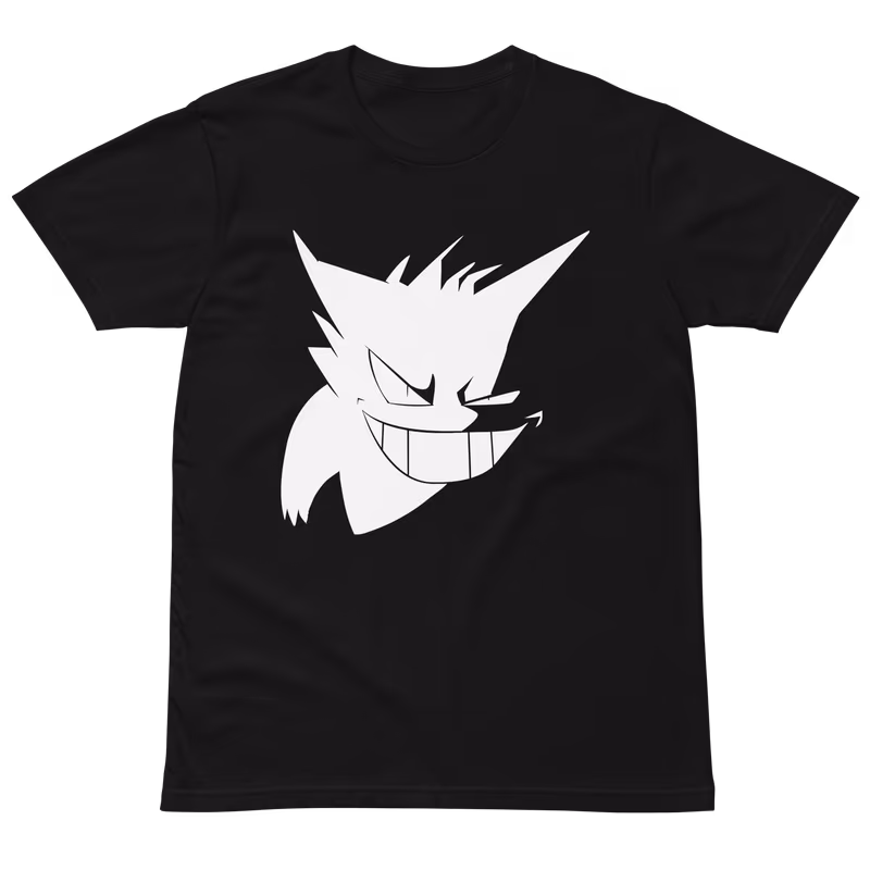 Gengar Ghost Face Pokemon T-Shirt