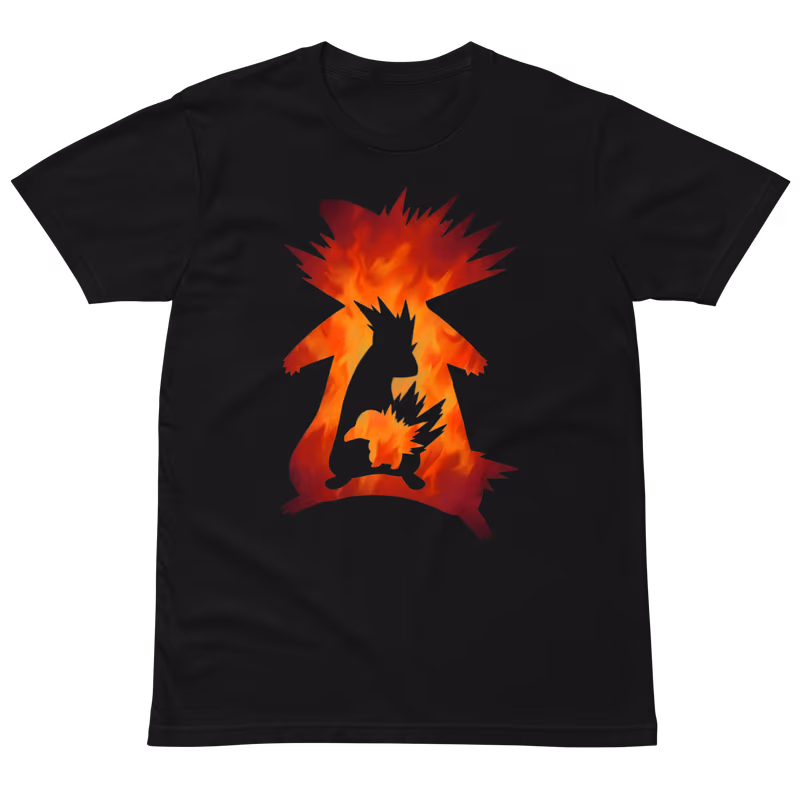 Typhlosion Pokemon Gen 2 Starter T-Shirt