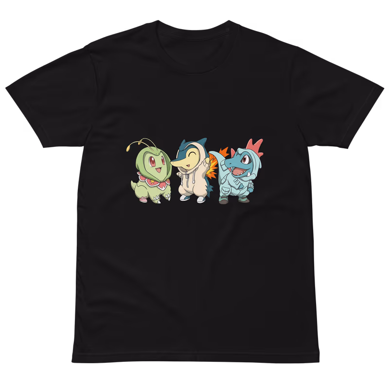 Pokemon Johto Squad Graphic T-Shirt