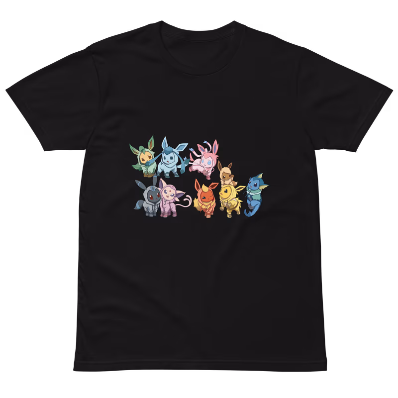 Pokemon Eevee Eeveelutions T-Shirt