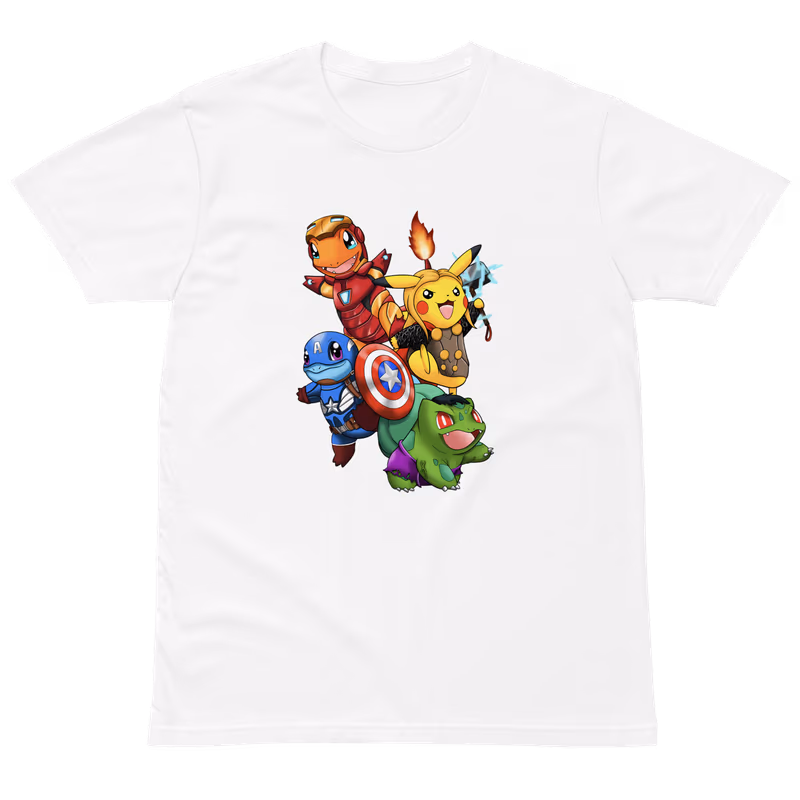 Pokemon Pokavengers Kanto Heroes T-Shirt