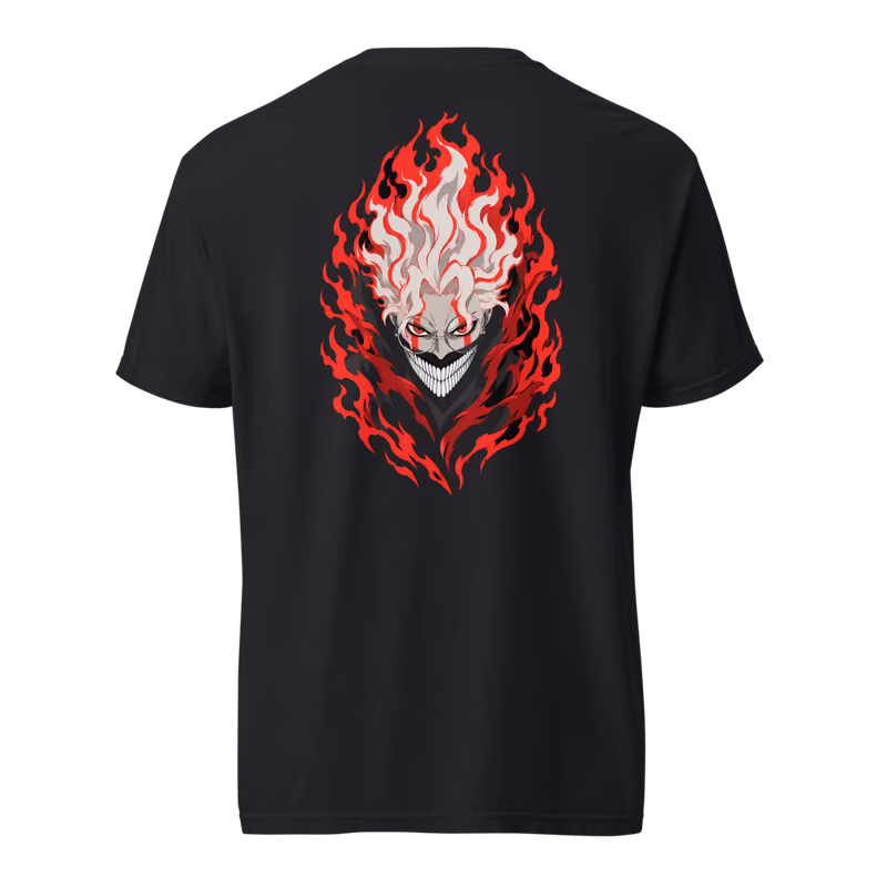 Okarun Turbo Form Boxed Eyes Tee, Black, back print, back