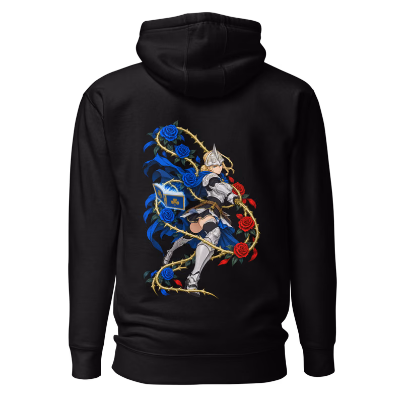 Charlotte Roselei Briar Magic Boxed Eyes Hoodie, Black, boxed eyes + back · left chest, back