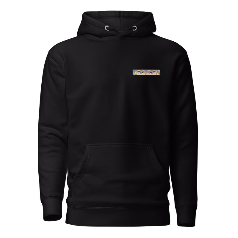Charlotte Roselei Briar Magic Boxed Eyes Hoodie, Black, boxed eyes + back · left chest, front