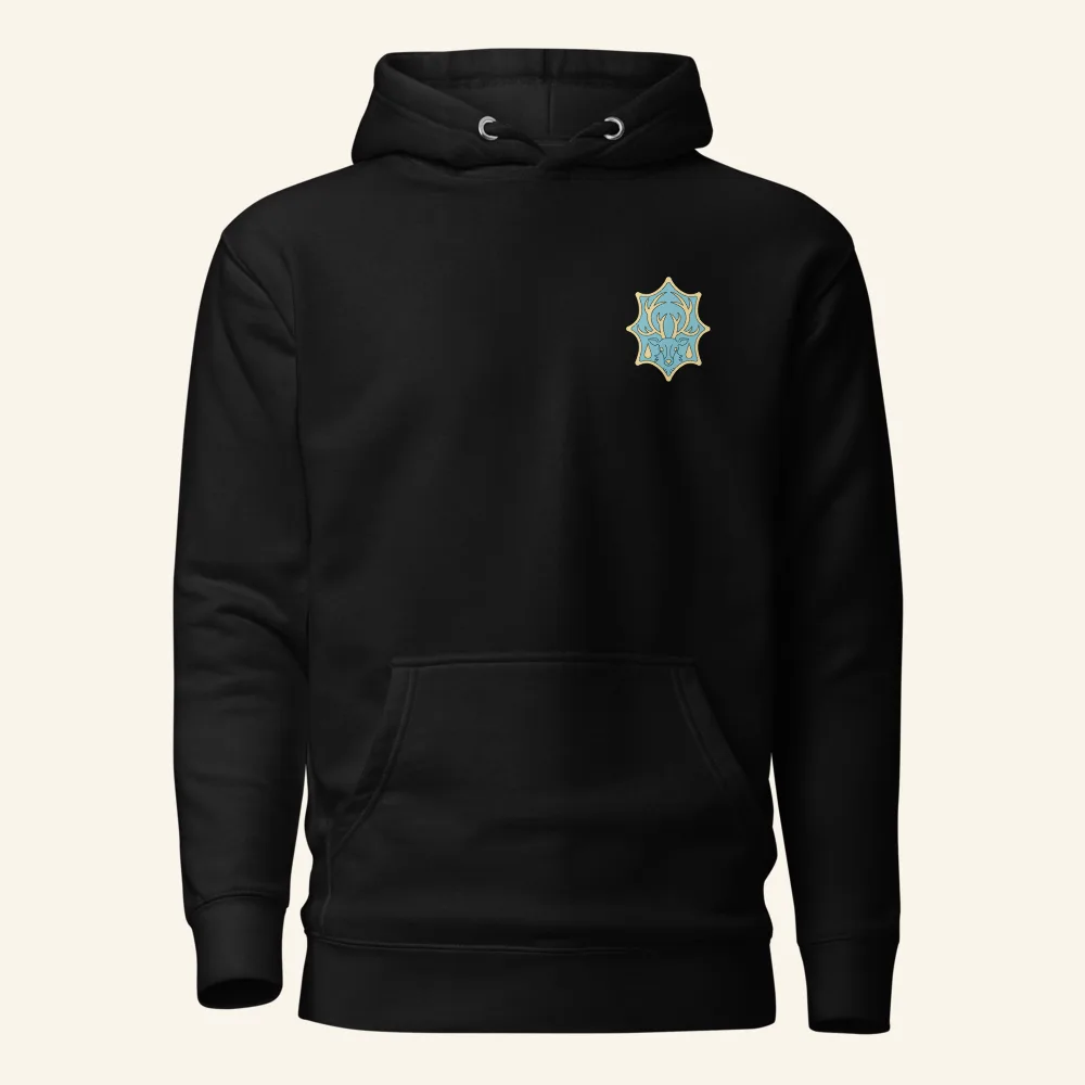 Anime Amblems Aqua Deer Emblem Hoodie | Black Clover Anime