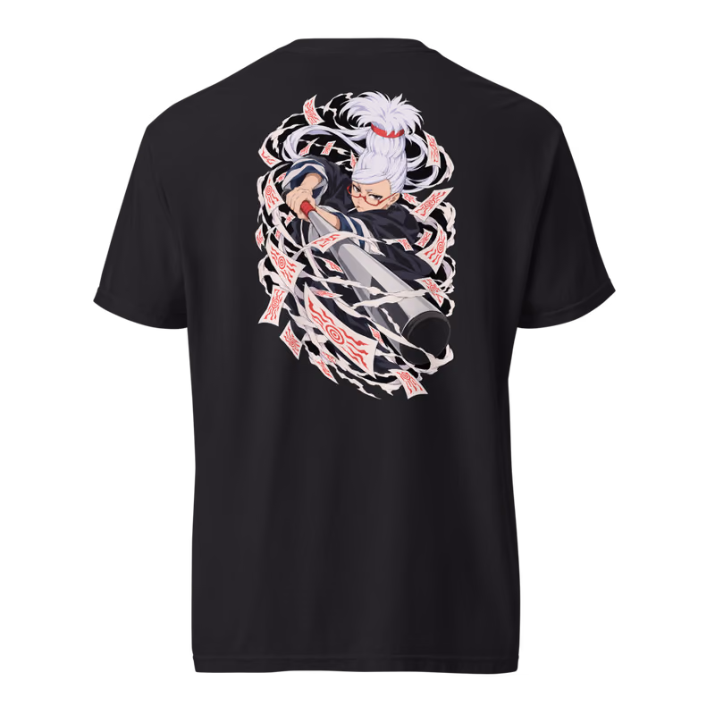 Seiko Ayase Nessie Boxed Eyes Tee, Black, back print, back