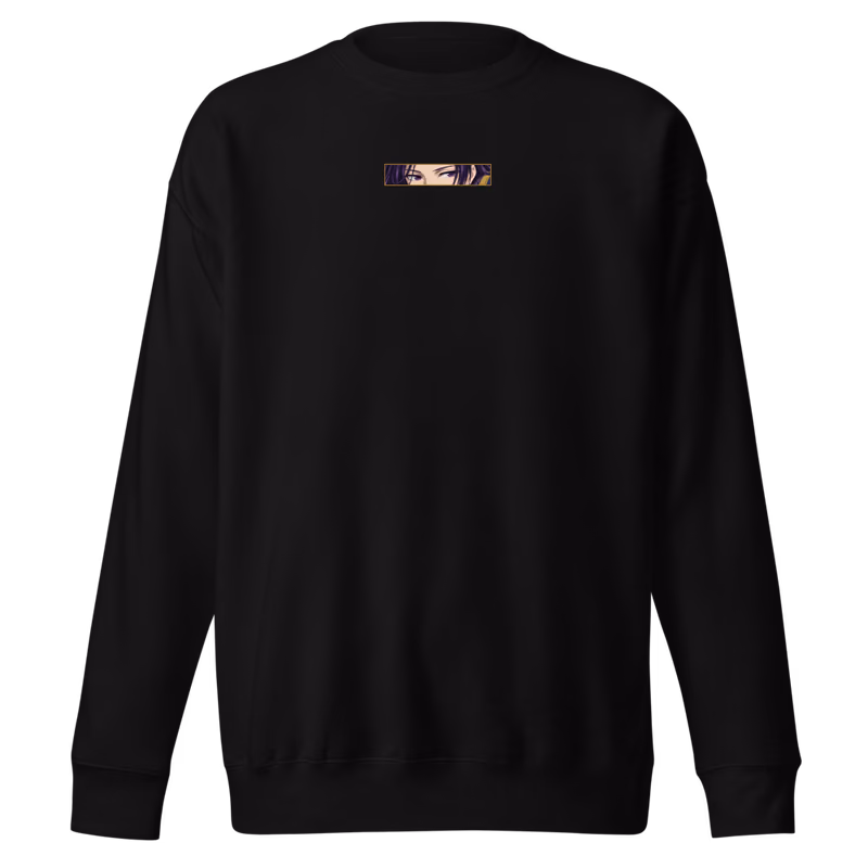 Jinshi Eyes Sweatshirt, Black, eyes front, front